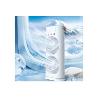 Настільний міні-кондиціонер Raut LS-128 з подвійним вентилятором і зволожувачем, 2500 мАг